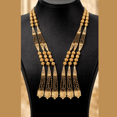 (PA017)Classic Temple Design Multi-String Mangalsutra Necklaces L(36) inch