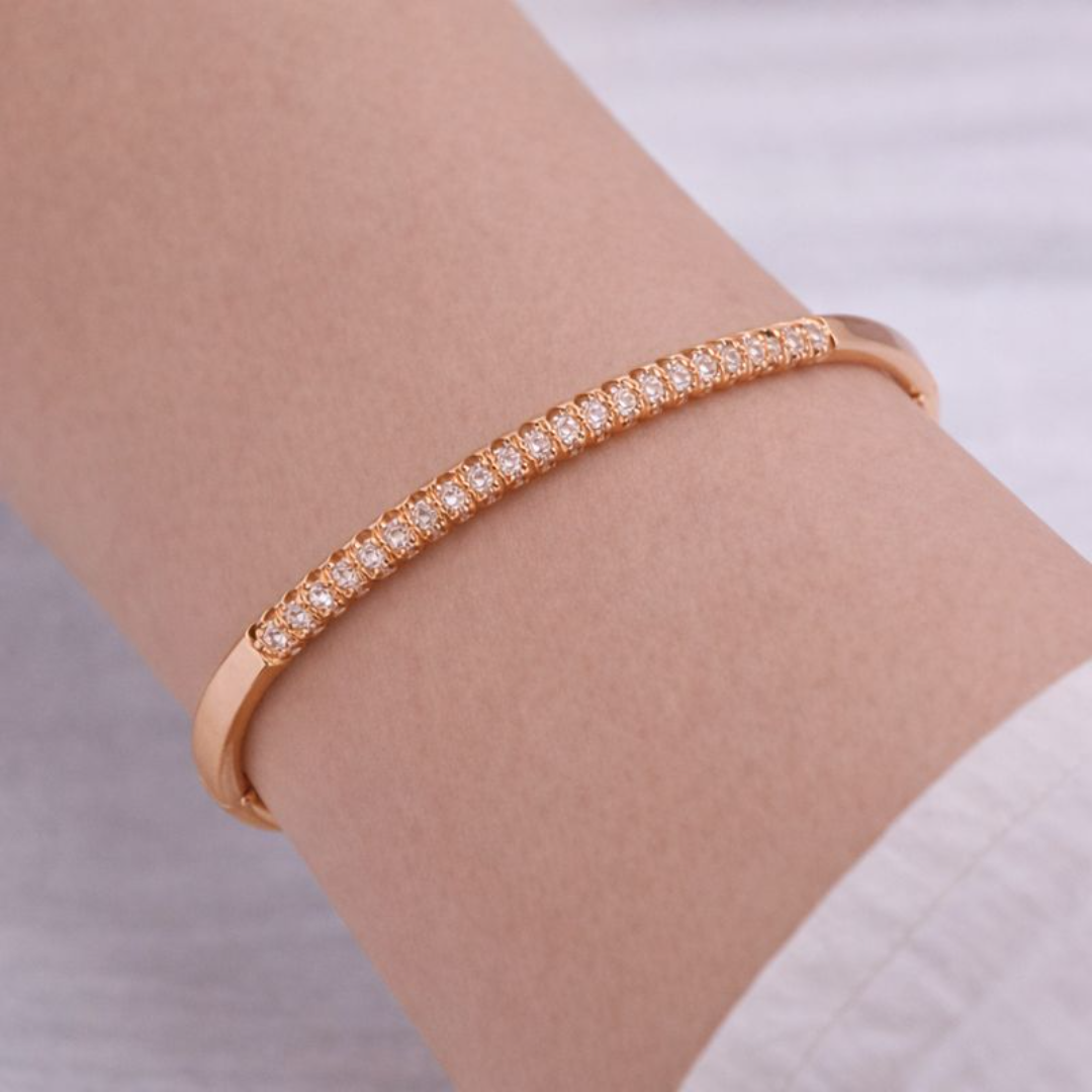 (DCB011) Elegance in rose gold and sparkle