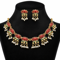 (TJ004)Lotus-inspired elegance in traditional