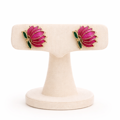(TJ006) Elegant lotus jewelry set