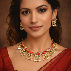 (TJ004)Lotus-inspired elegance in traditional