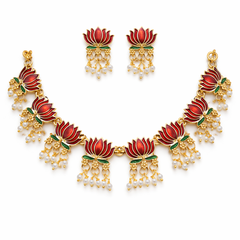 (TJ004)Lotus-inspired elegance in traditional