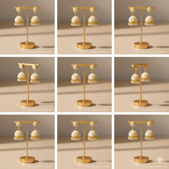 VJ017 Elegant pearl jhumka earrings