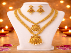 Luxurious Indian bridal jewelry set